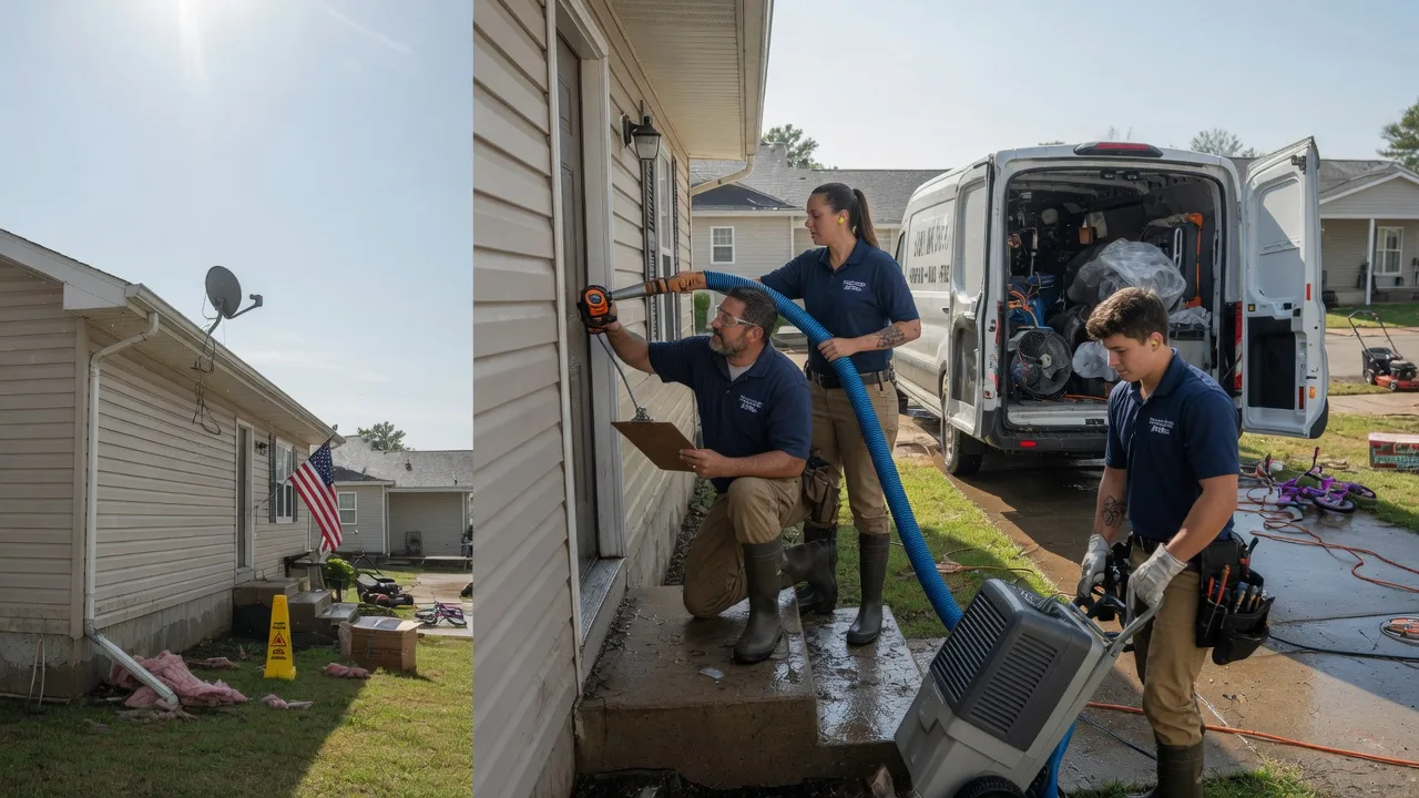 Ceiling Water Damage Restoration in Summerfield, NC near me